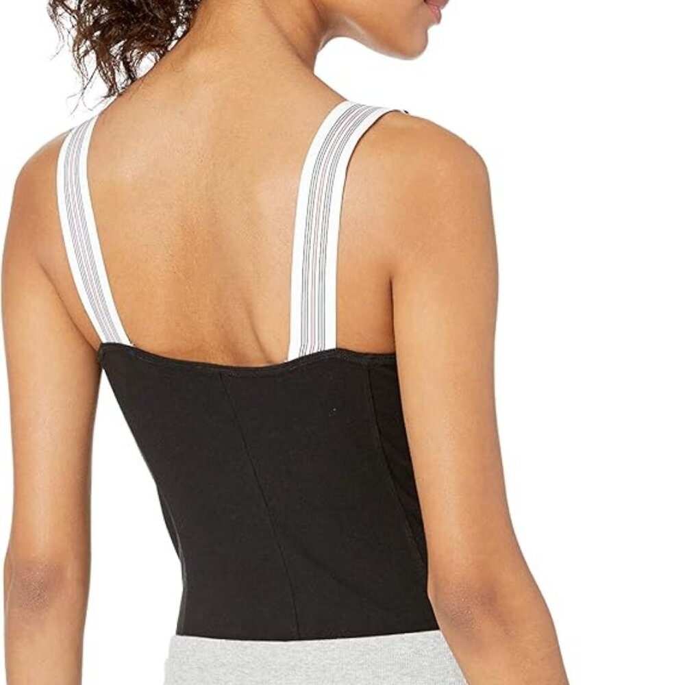 Champion Black Tank Bodysuit S Cotton Spandex Sports
